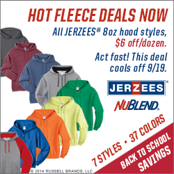 Advertisement: JERZEES