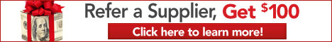 Advertisement:  Refer a Supplier, Get $100