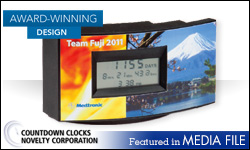 Advertisement: Countdown Clocks Novelty Corp
