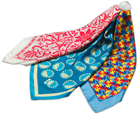 From KTP Design Co. (asi/63773), custom silk scarves available in both square and oblong styles.