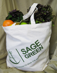 From Sage Green (asi/84290), an example of a reusable bag that's creating a sensation with shoppers of all ages and reducing the use of harmful plastic bags.