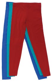 From American Apparel
(asi/35297), leggings in a rainbow of colors.