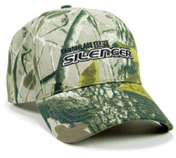 From Cap America (asi/43792), its new Silencer Cap features camouflage with an in-depth scene of tree bark and leaves on a hunter green background.