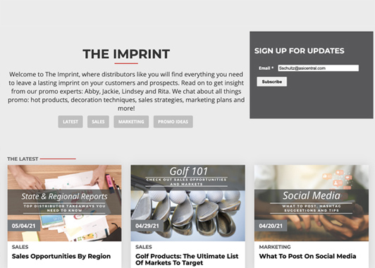 The Imprint Blog