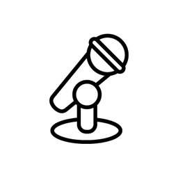 microphone stand icon