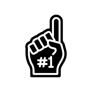 foam finger icon