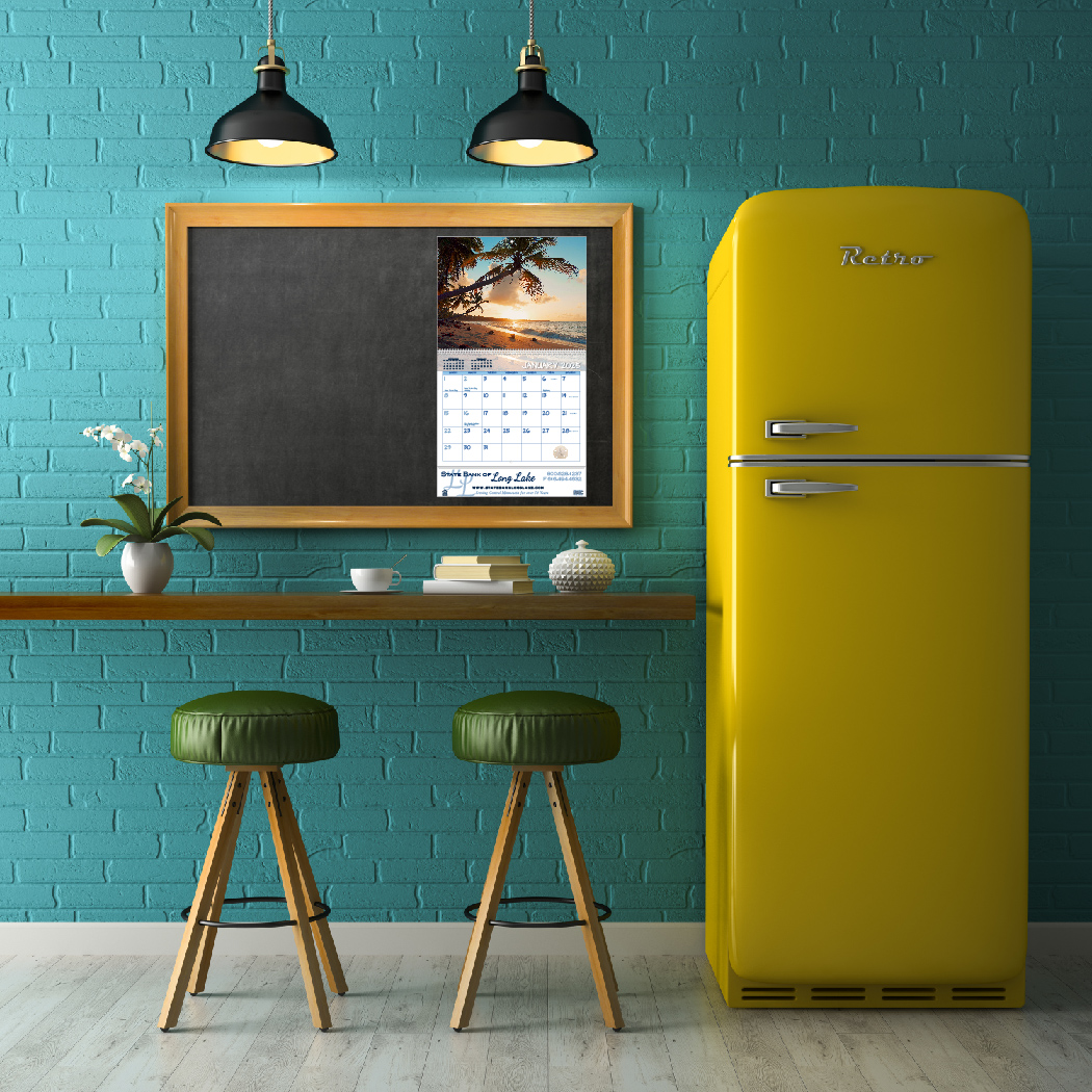 colorful retro kitchen