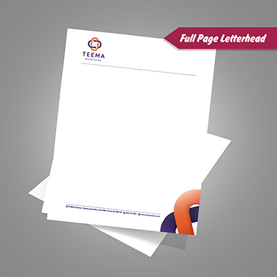 Letterheads - Full Page