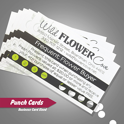 Business Cards - Punched