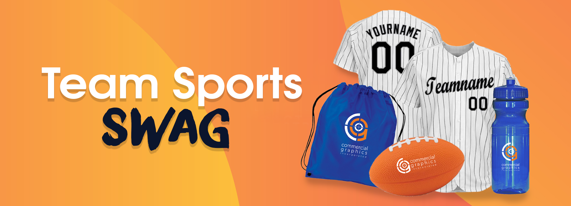 sports uniforms, drawstring bag, football and water bottle
