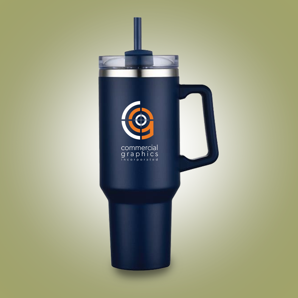 navy tumbler