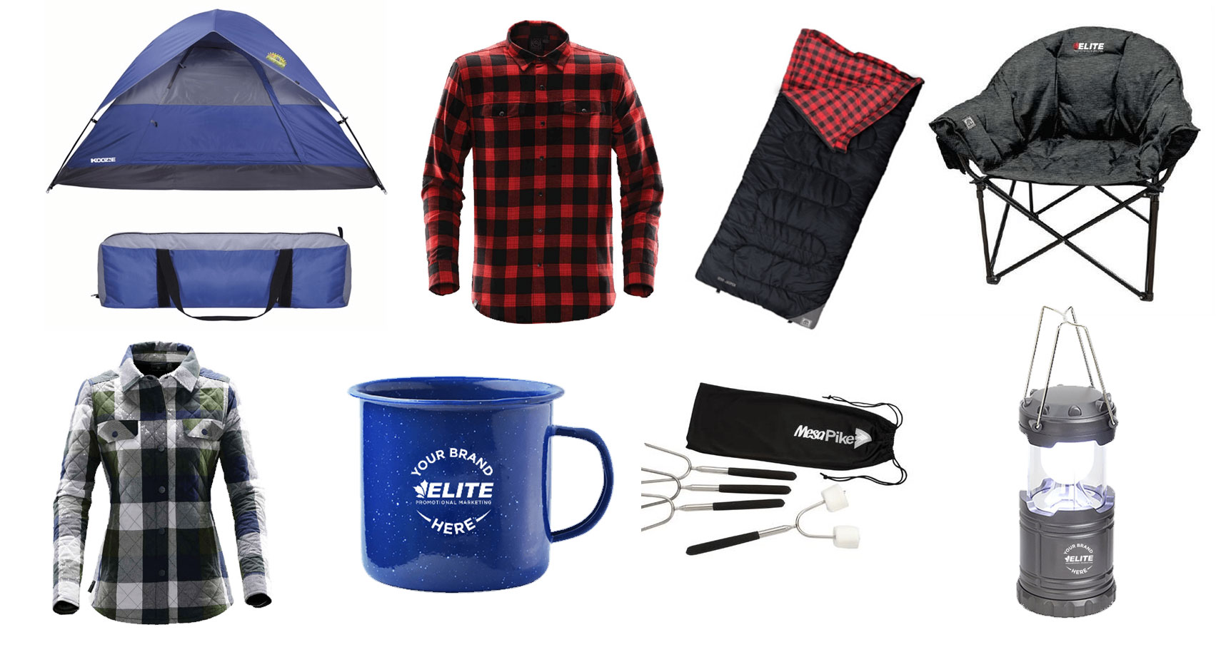 Camping Gear Featuring Your Logo