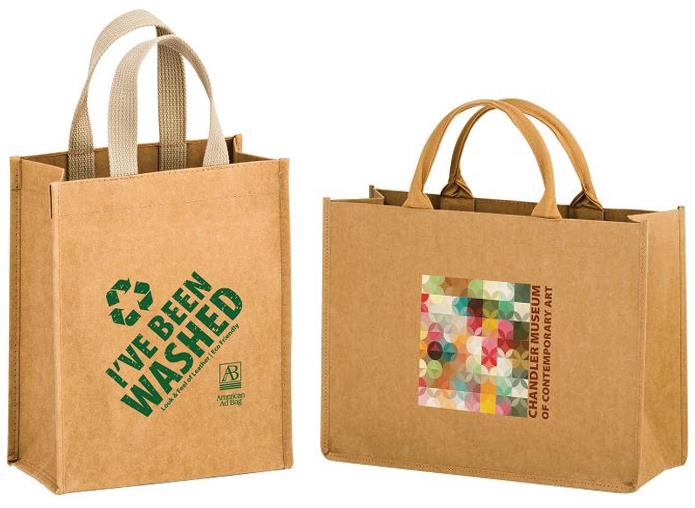 Washable Paper Tote Bags