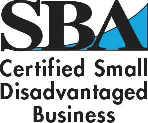 SBA logo - Certified Small Disadvantaged Business