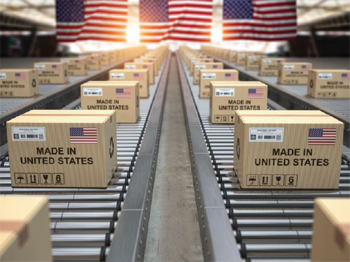 boxes marked made in the united states