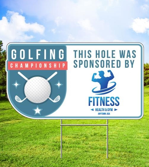golf signage