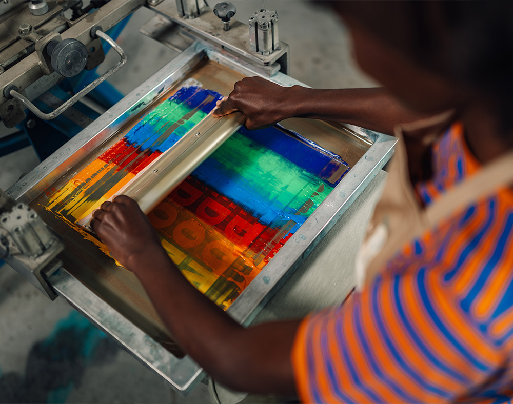 screen printing t-shirt