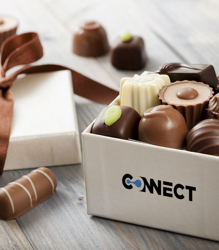 chocolates in a box