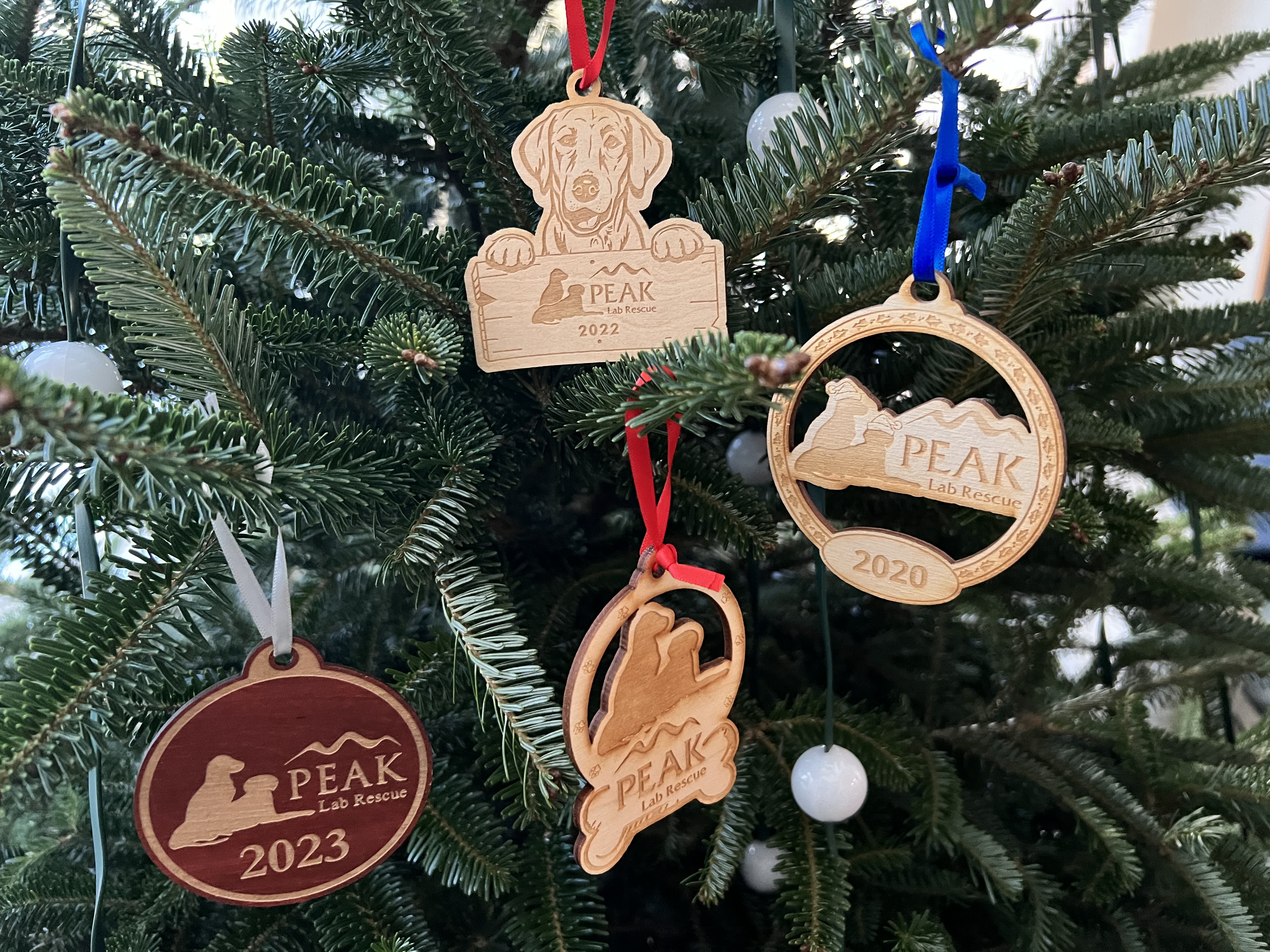 peak lab rescure ornaments