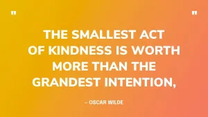 act of giving