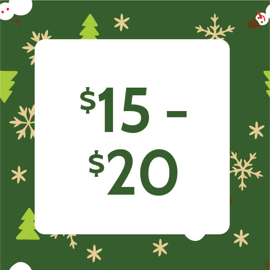 Holiday $15-$20