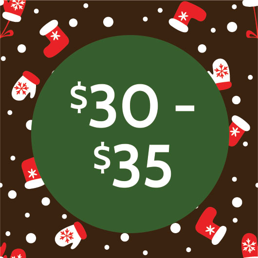 Holiday $30-$35