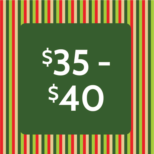 Holiday $35-$40