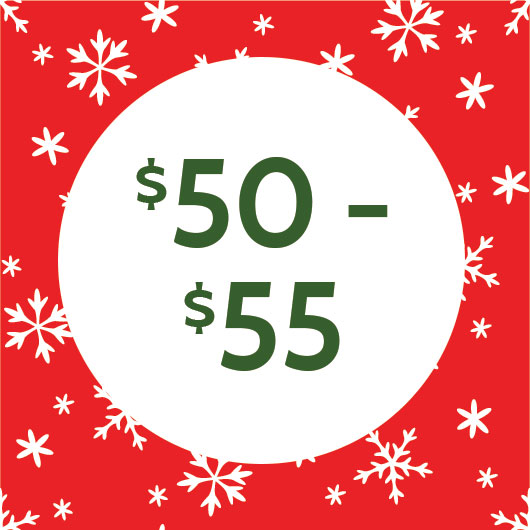 Holiday $50-$55