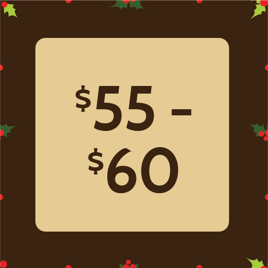 Holiday $55-$60