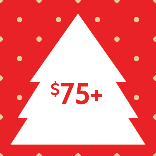 Holiday $75+