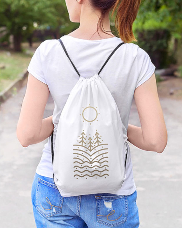 drawstring bag