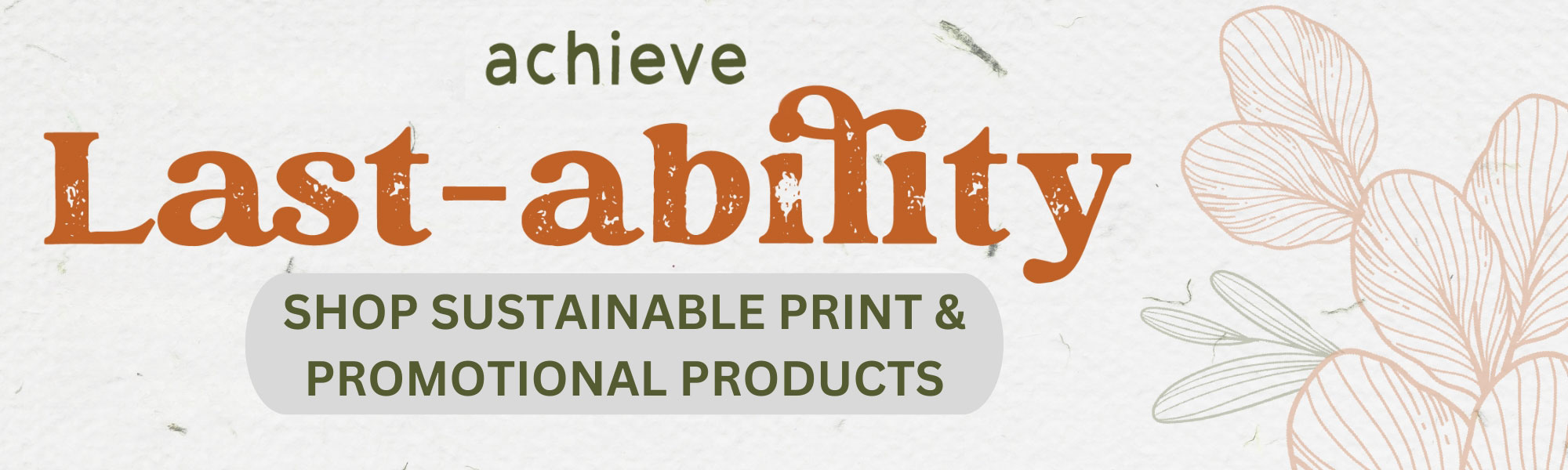 sustainable promotional products