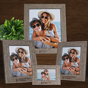 5 x 7 Miami Florida Laser Engraved Wood Picture Frame