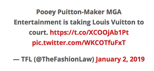 louis vuitton sued by LA-based 'pooey puitton' purse toymaker