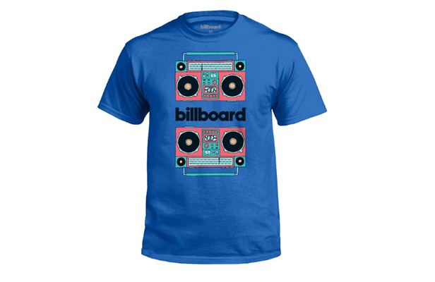 Retro boomboxes T-shirt from Billboard.
