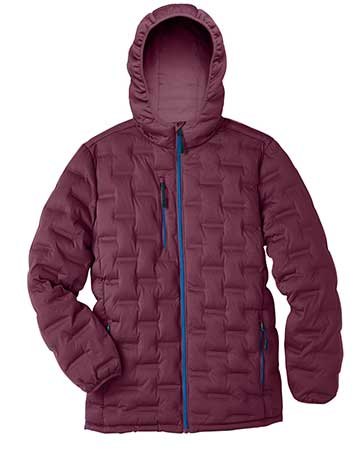 North End puffer jacket (NE708) from alphabroder (asi/34063) is insulated with synthetic down.
