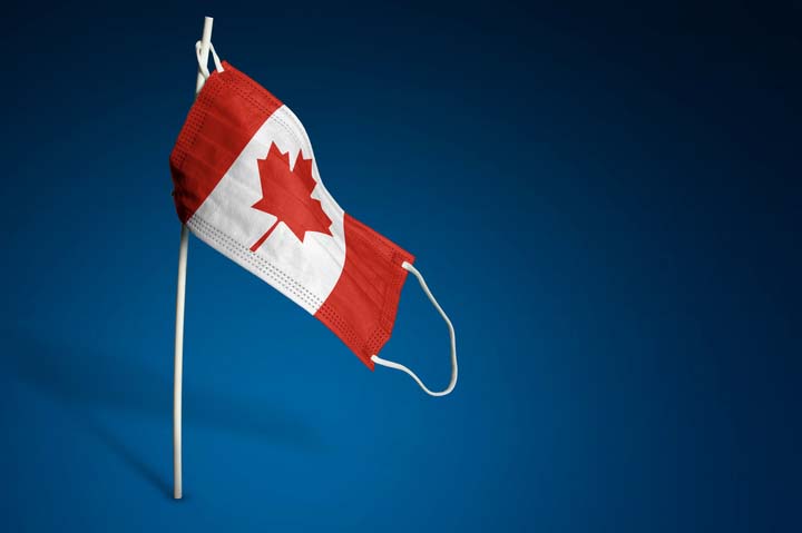 Canada Flag Mask