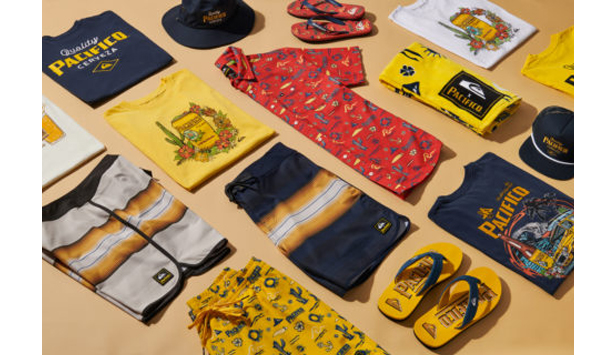 Pacifico and Quiksilver merch collection