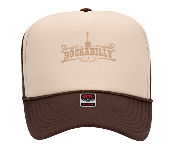 neutral colored trucker hat