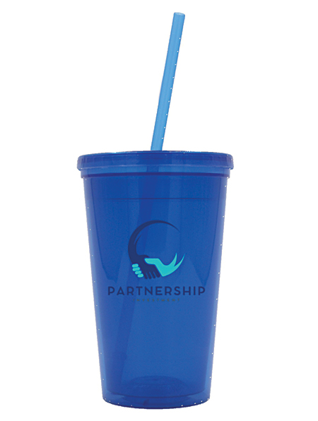 16-oz. double-wall insulated plastic tumbler
