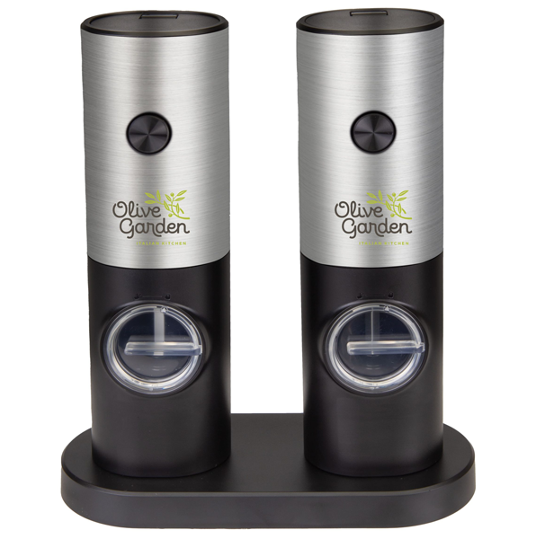 electric salt and pepper grinder set