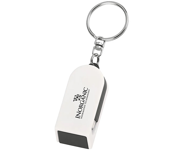 slide-out phone stand keychain