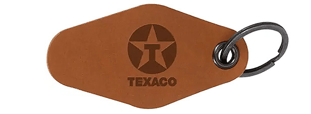 leather keychain