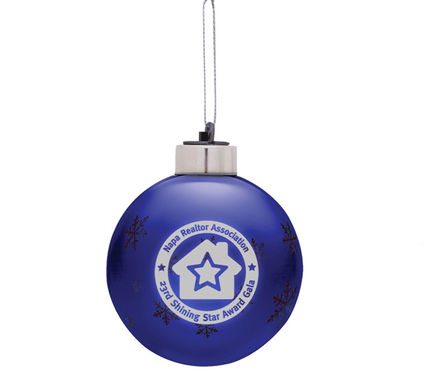 3 inch glass ornament