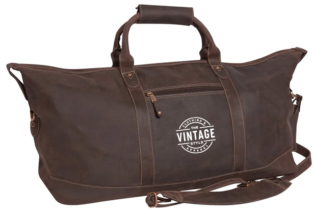 leather duffel