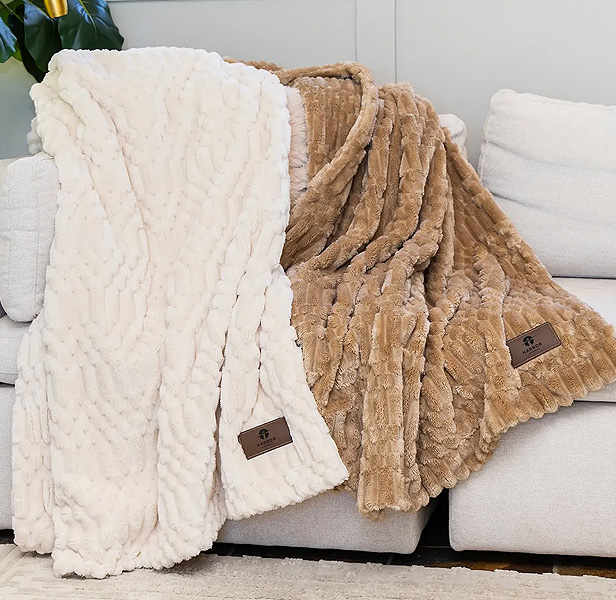 Textured Microfleece Blanket